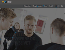 Tablet Screenshot of easv.dk