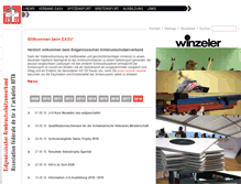 Tablet Screenshot of easv.ch